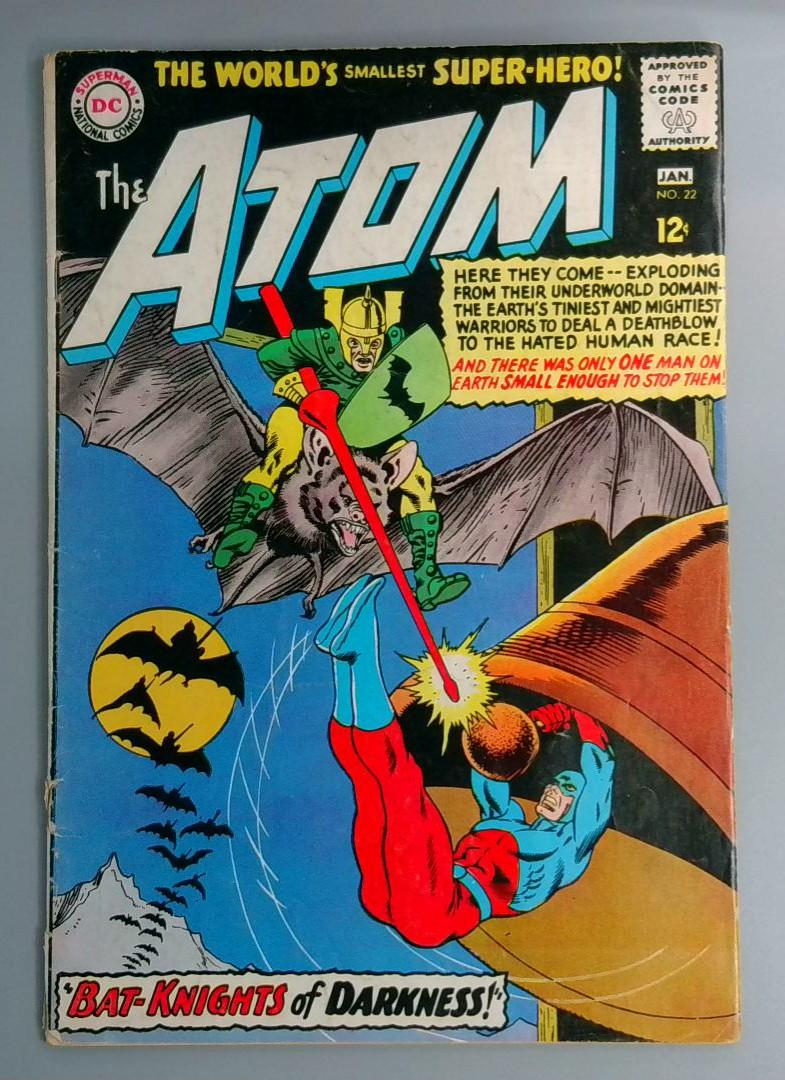 Atom #22, VG Bat-Knights of Darkness, DC Comics, January 1966 JR1