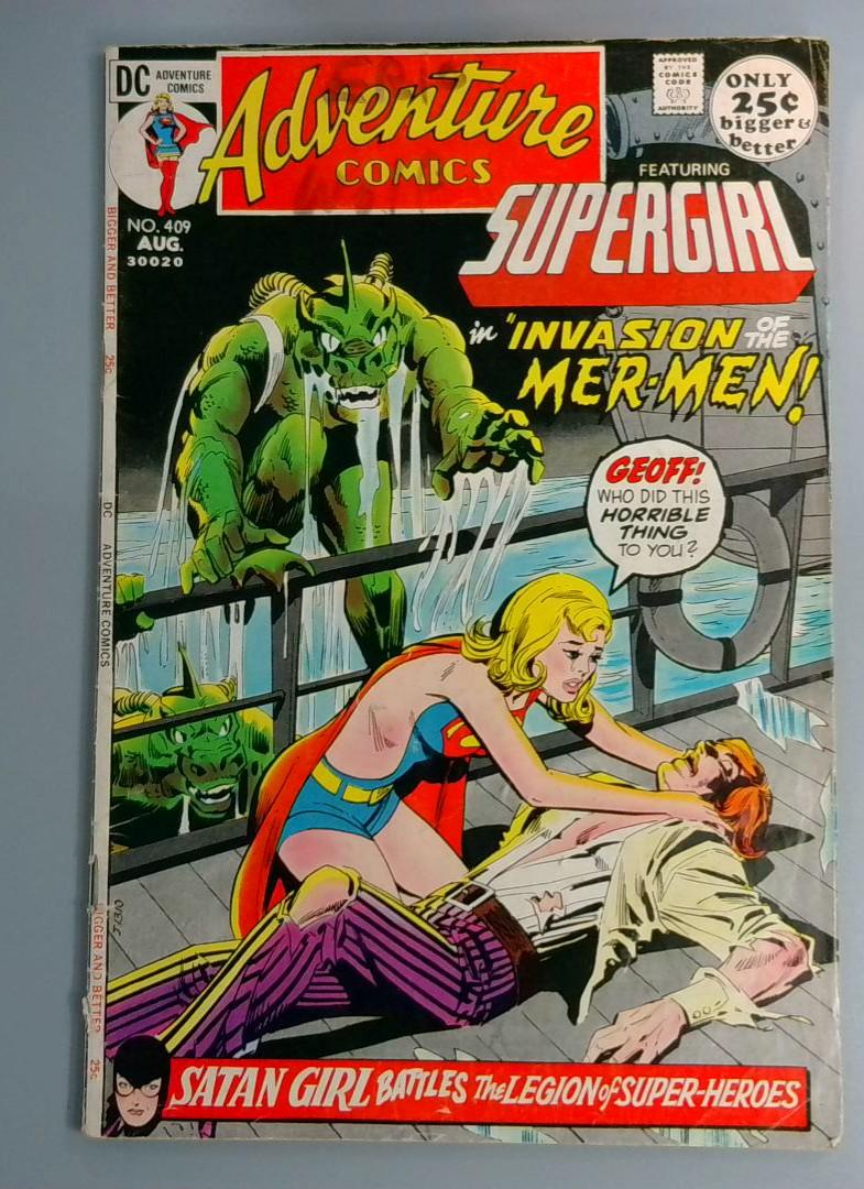 Adventure Comics #409 featuring Supergirl, DC Comics, August 1971