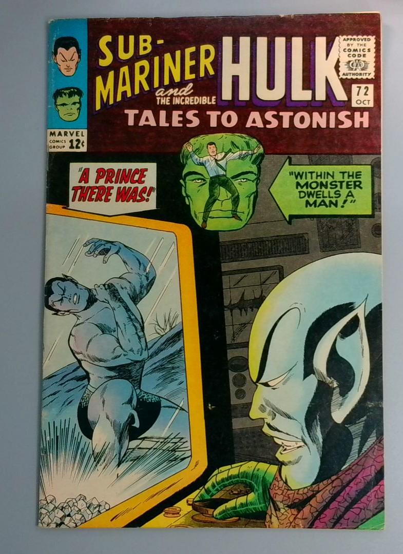 Tales to Astonish #72, FN+, Marvel Comics, Oct 1964 JR1