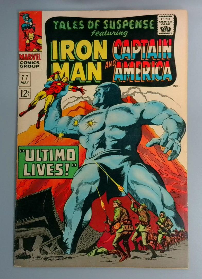 Tales of Suspense #77, VF 1st Peggy Carter Marvel Comics, May 1966 JR1