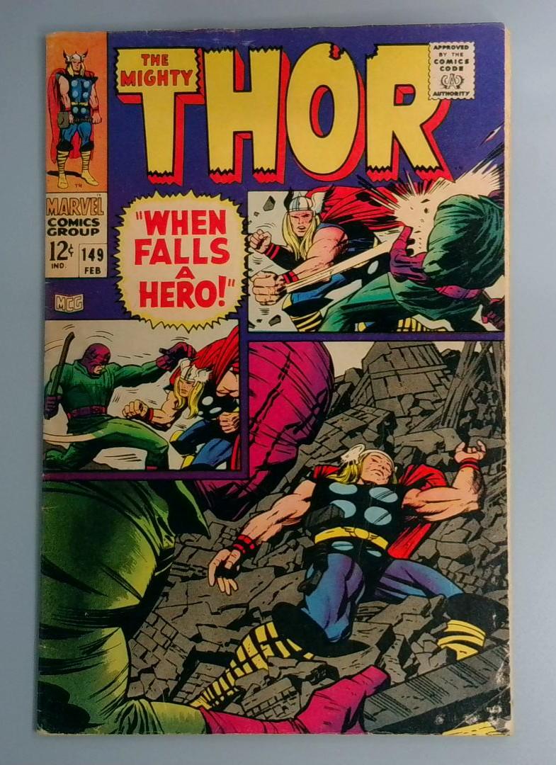 Thor #149, VG/FN 2nd Wrecker, Marvel Comics, Feb 1969 JR1