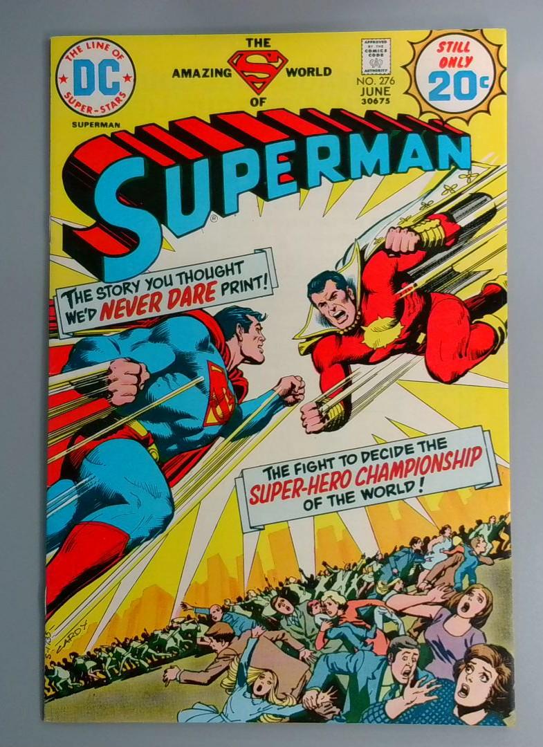 Superman #276 VF/NM 1st Captain Thunder (Shazam) DC Comics, June 1974 JR