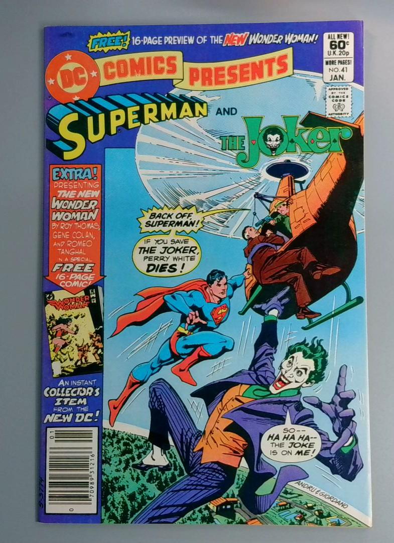 DC Comics Presents: #41, NM Joker Newsstand DC Comics 1982 JR1