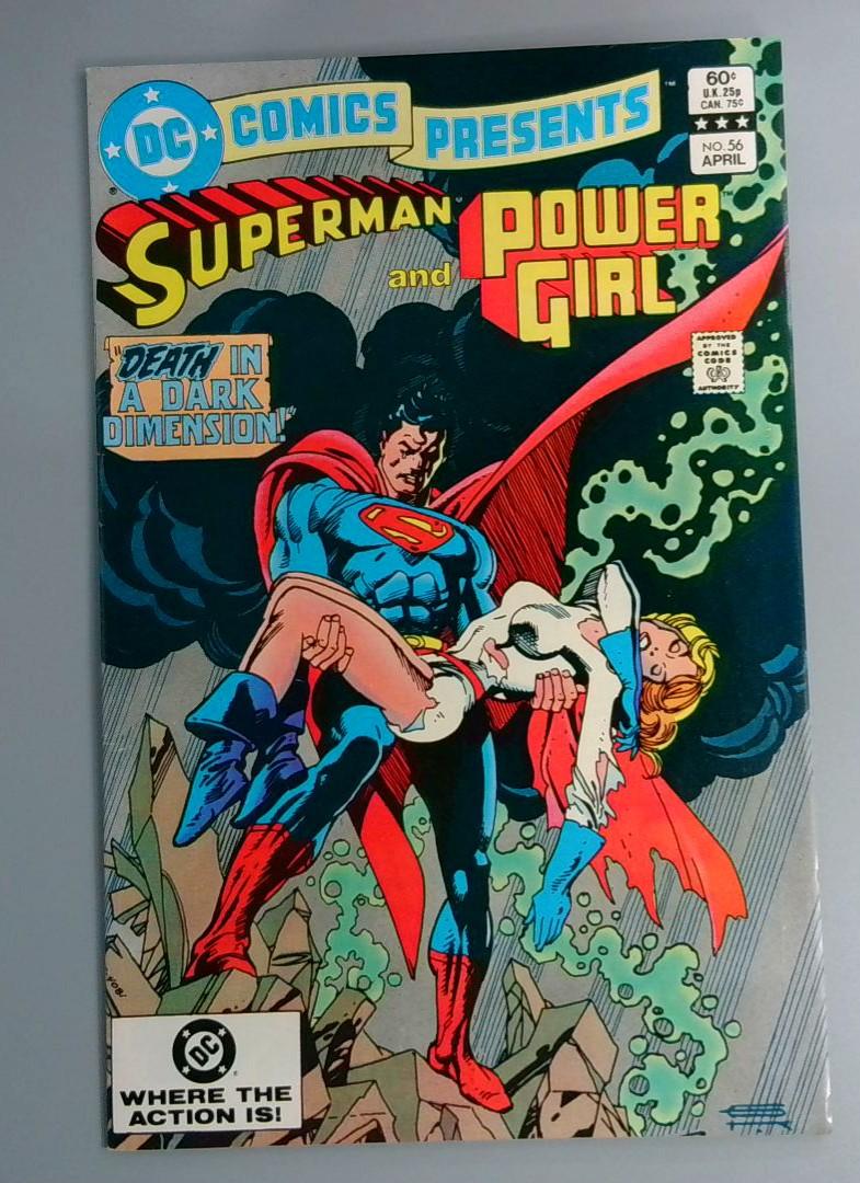 DC Comics Presents #56: VF+ Power Girl, DC Comics, April 1983 JR1