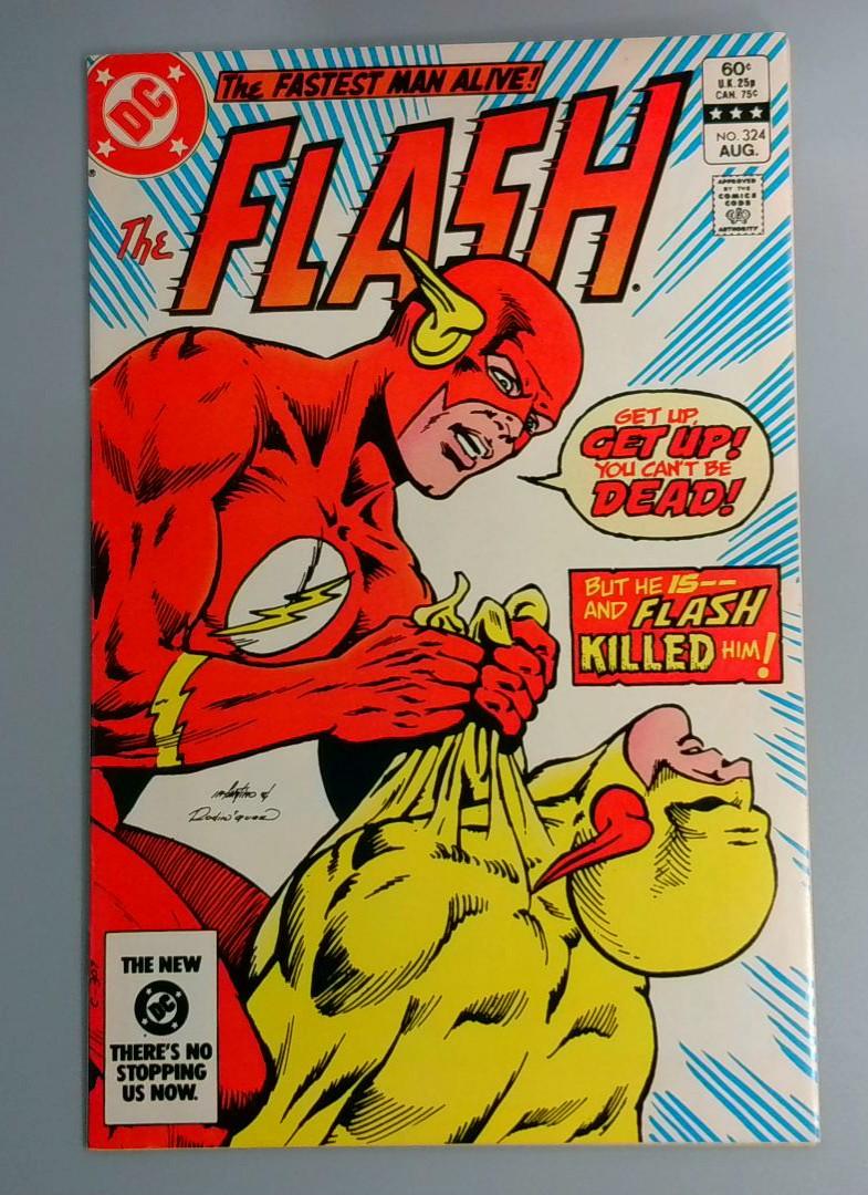Flash #324, VF- Death of Reverse Flash DC Comics, 1983 JR1