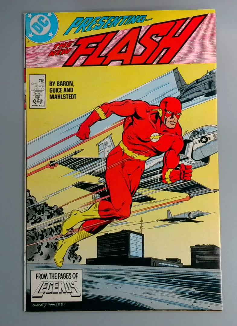 Flash #1, VF Second Series, DC Comics, 1987 JR1