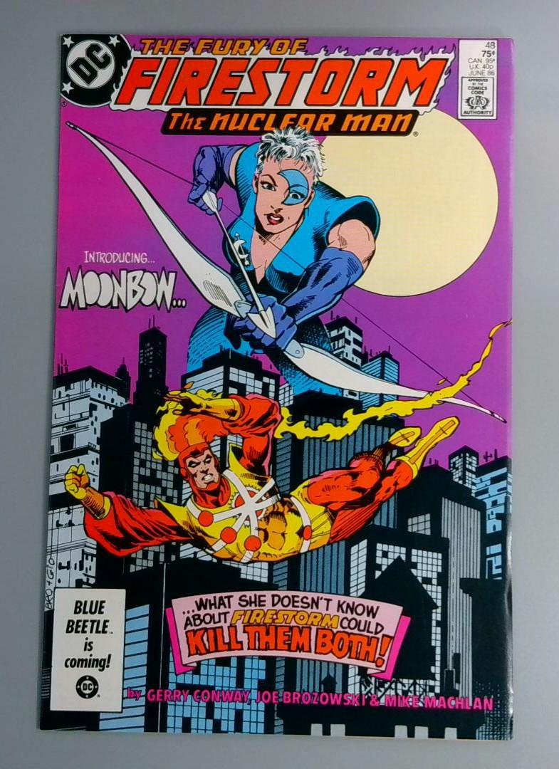 Fury Of Firestorm #48 VF 1st Moonbow, DC Comics, 1986 JR1