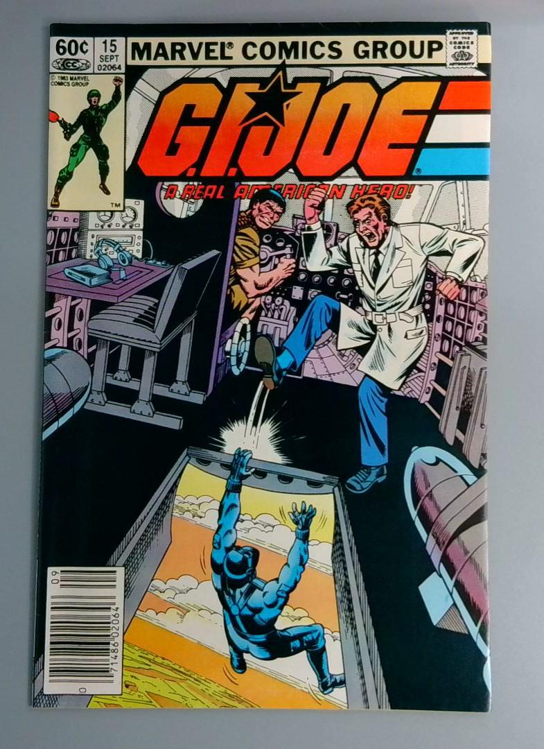 G.I. Joe #15, VF 1st Major Bludd, Newsstand Marvel Comics, 1982 JR1