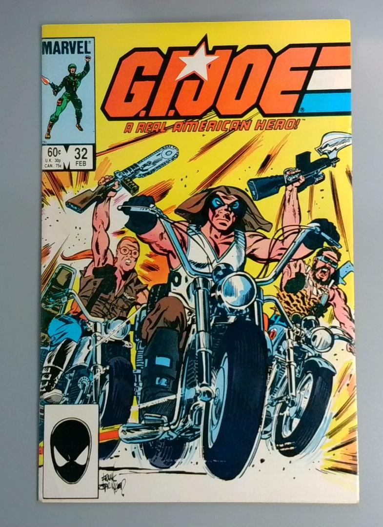 G.I. Joe #32, A Real American Hero, Marvel, 1986 JR1