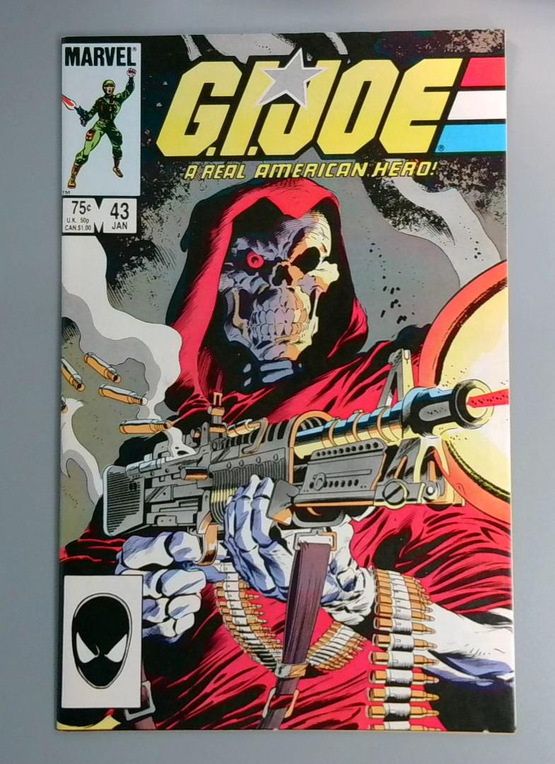G.I. Joe #43, NM- 1st Scrap Iron Marvel, Jan 1985 JR1