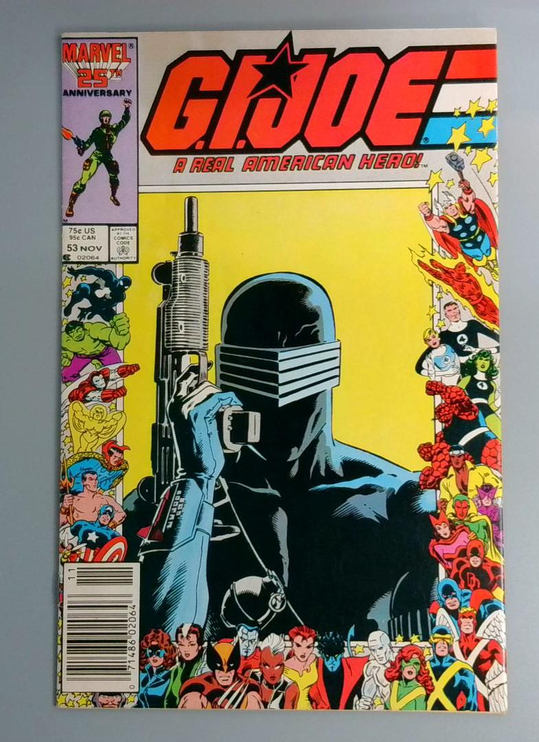 G.I. Joe: A Real American Hero #53, Newsstand, Marvel Comics, 1986 JR1