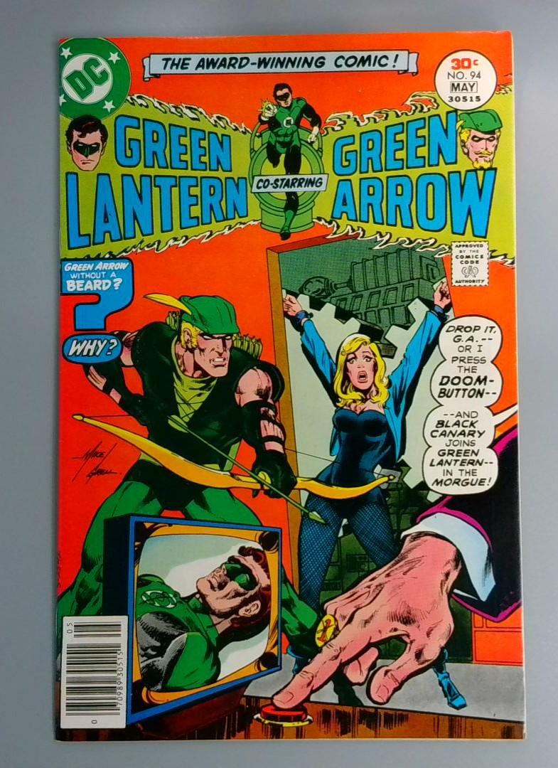 Green Lantern #94, VF- Green Arrow Black Canary, DC Comics, May 1977 JR1