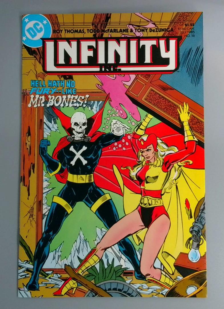 Infinity Inc. #16, 1st Mister Bones DC Comics, 1984 JR1