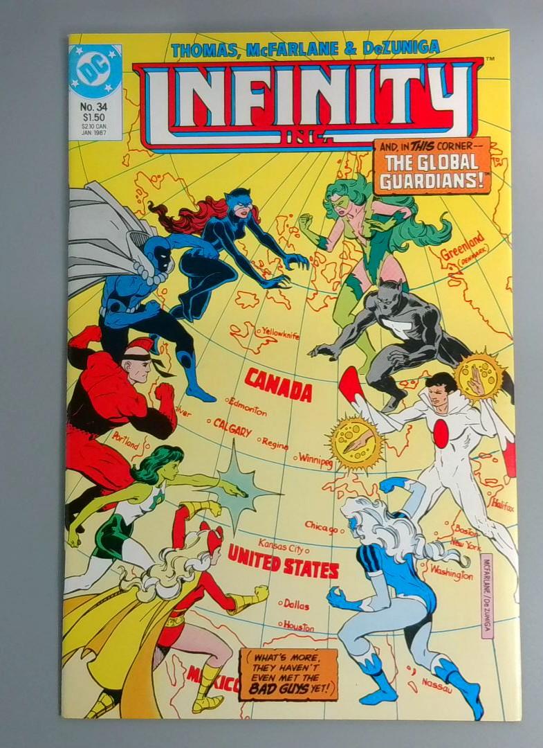 Infinity Inc. #34,NM- 1st Icicle DC Comics, 1987 JR1