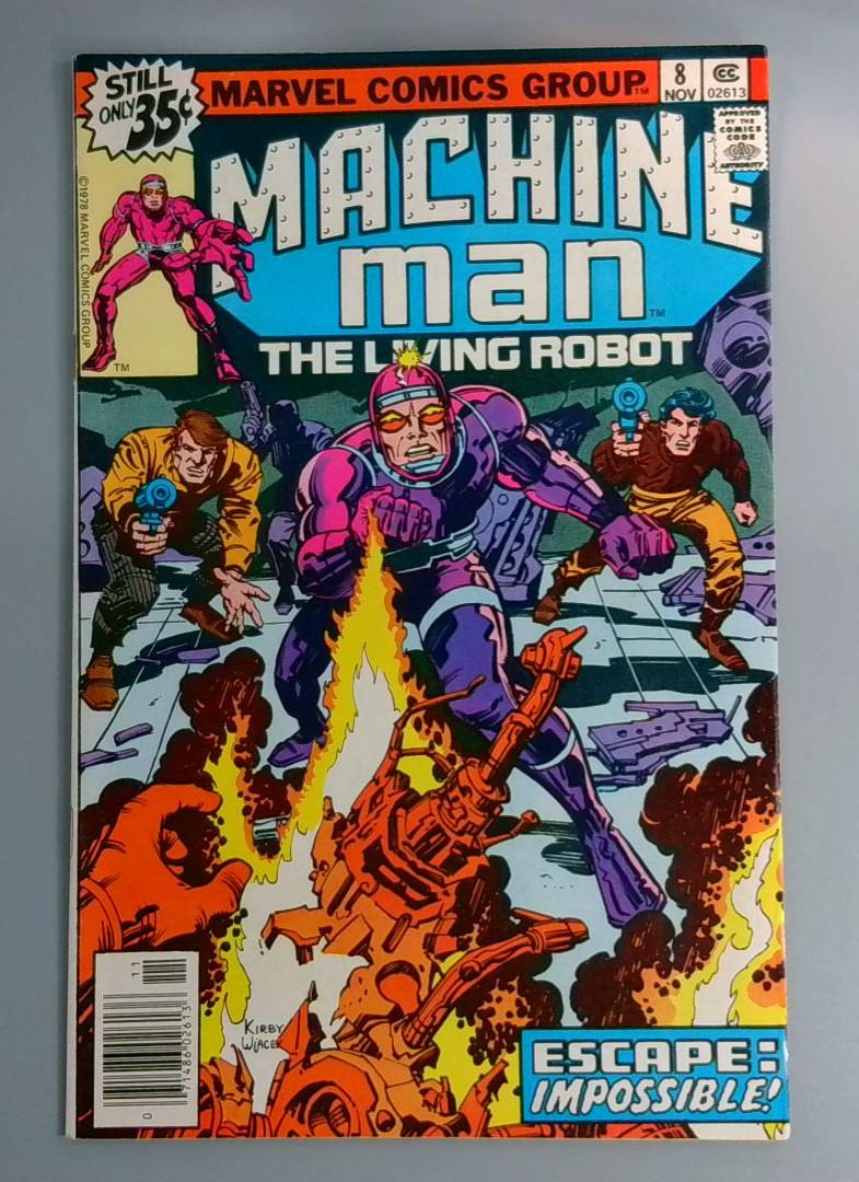 Machine Man #8, The Living Robot, Marvel Comics, 1978 JR1
