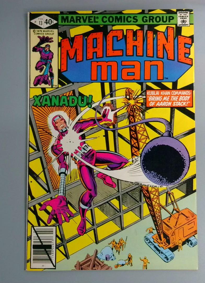 Machine Man #13, VF Kublai Khan Cover, Marvel Comics, 1979 JR1