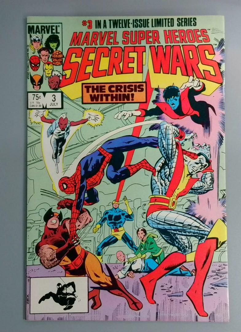 Marvel Super Heroes Secret Wars #3, VF+ 1st Titania Marvel Comics, 1984 JR1