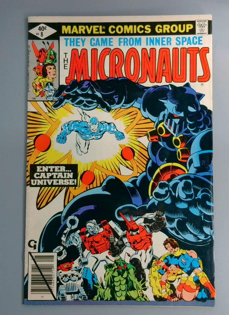 Micronauts #8, 1st Captain Universe Marvel Comics Group, 1979 JR1