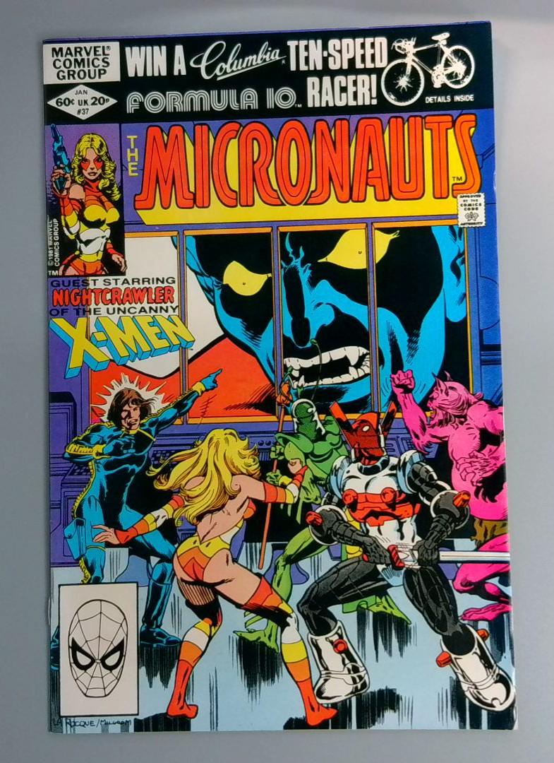 Micronauts #37, FN+ Nightcrawler, Marvel Comics, 1981 JR1