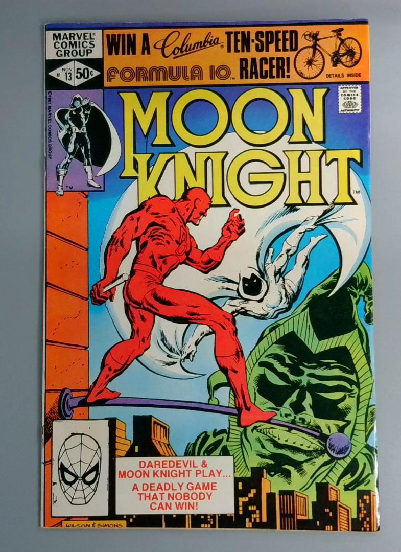 Moon Knight #13, VF Daredevil, Marvel Comics, 1982 JR1