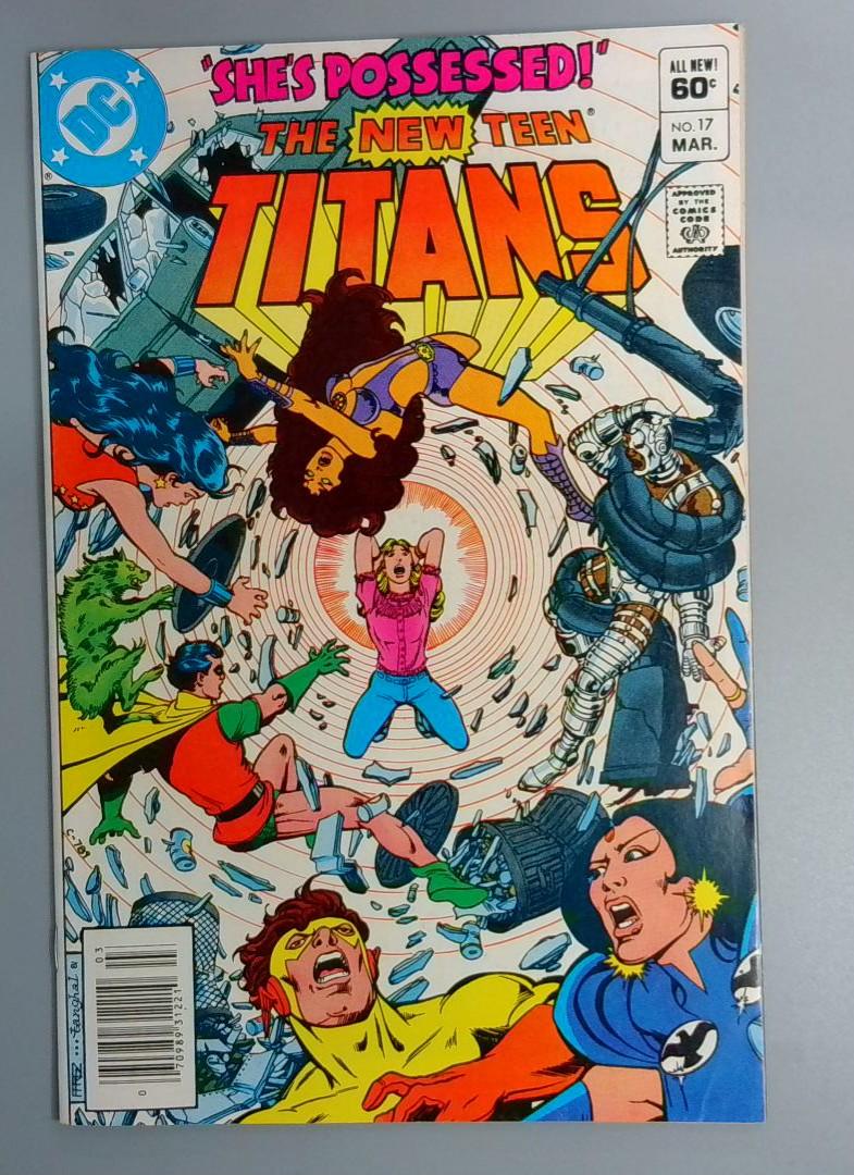 New Teen Titans #17, Newsstand DC Comics, Mar. 1982 JR1