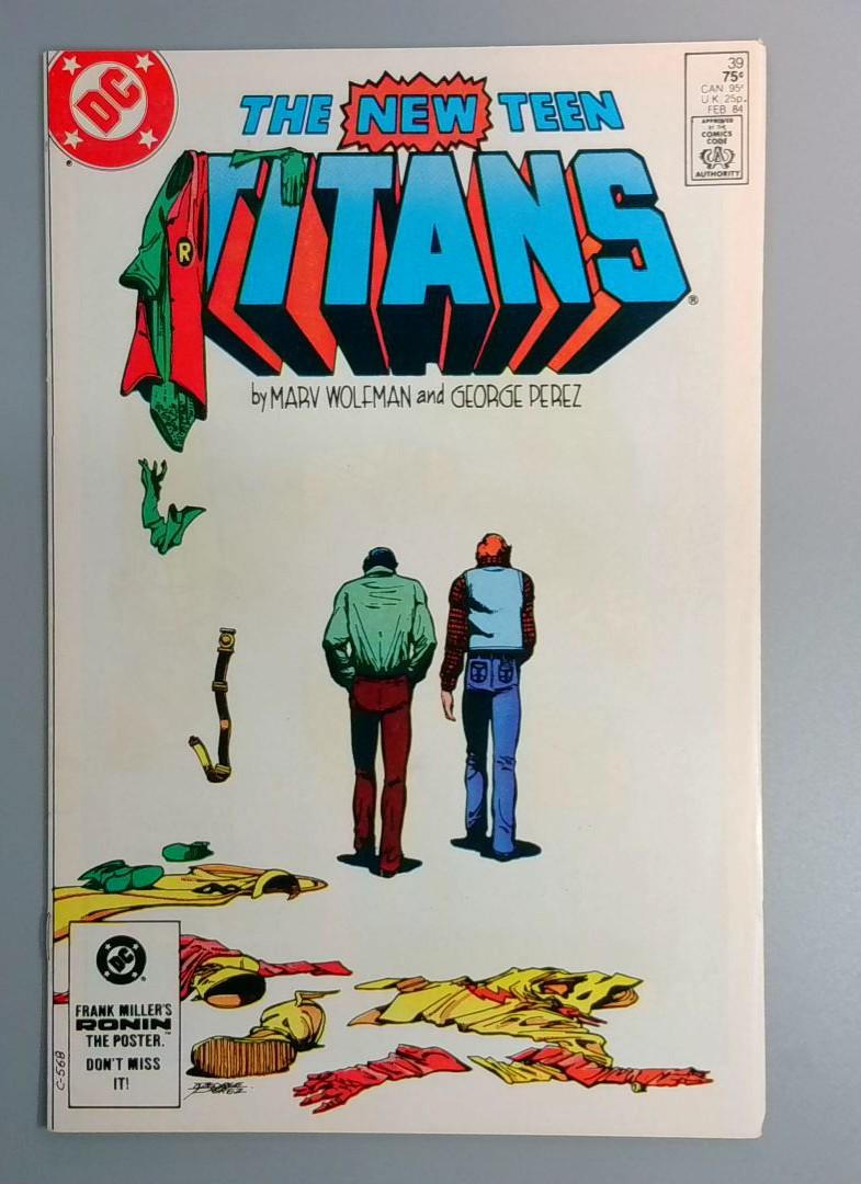 New Teen Titans #38, VF Robin/Kid-Flash Quit DC Comics,1984 JR1