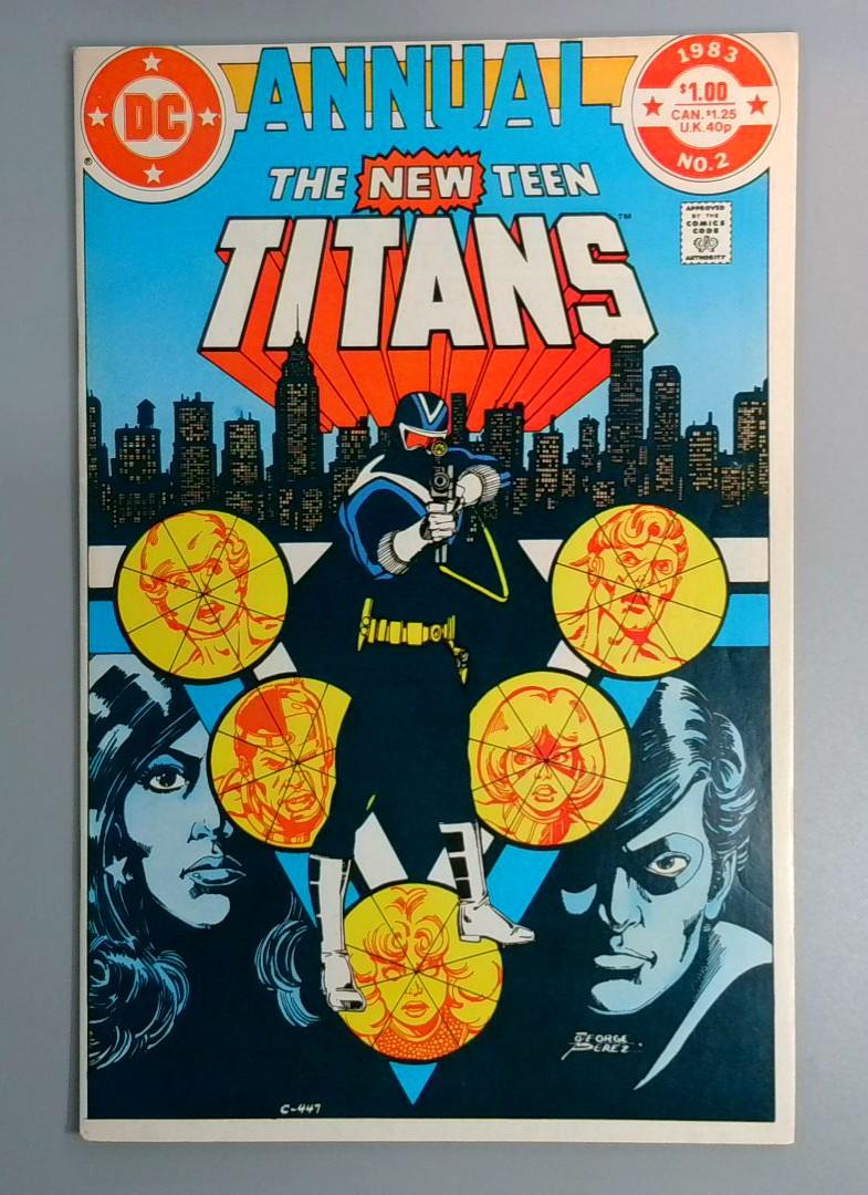 New Teen Titans Annual #2, FN/VF 1st Vigilante, DC Comics, 1983 JR1