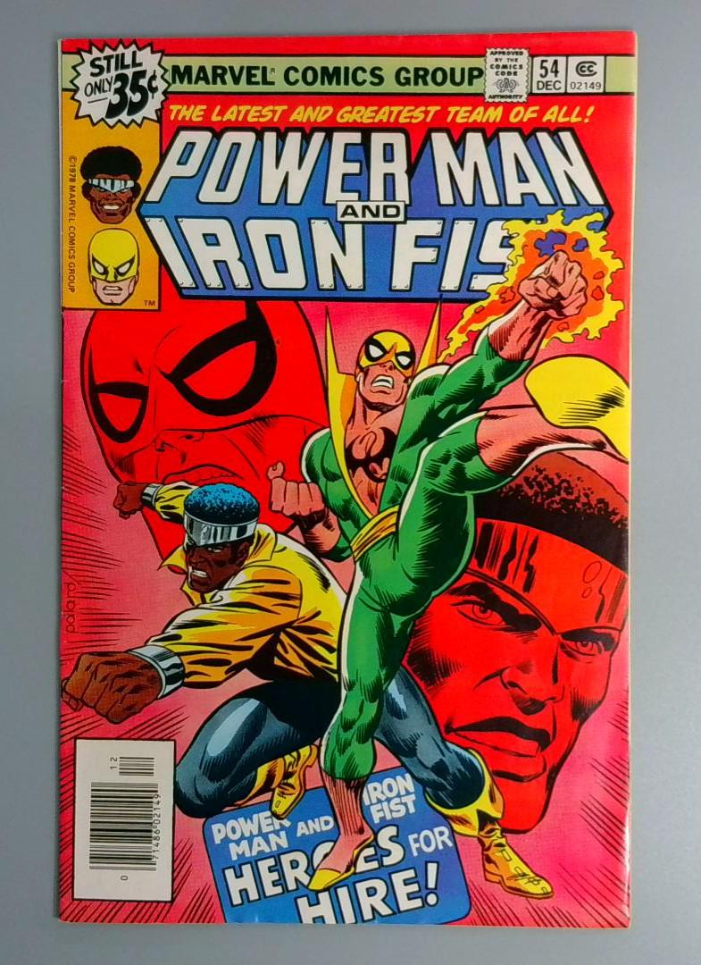 Power Man and Iron Fist #54, FN 1st Heroes for Hire, Marvel Comics,1978 JR1