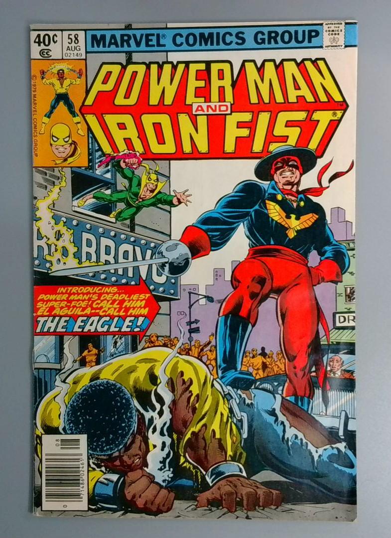 Power Man and Iron Fist #58, 1st Aguila Marvel Comics Group, 1979 JR1