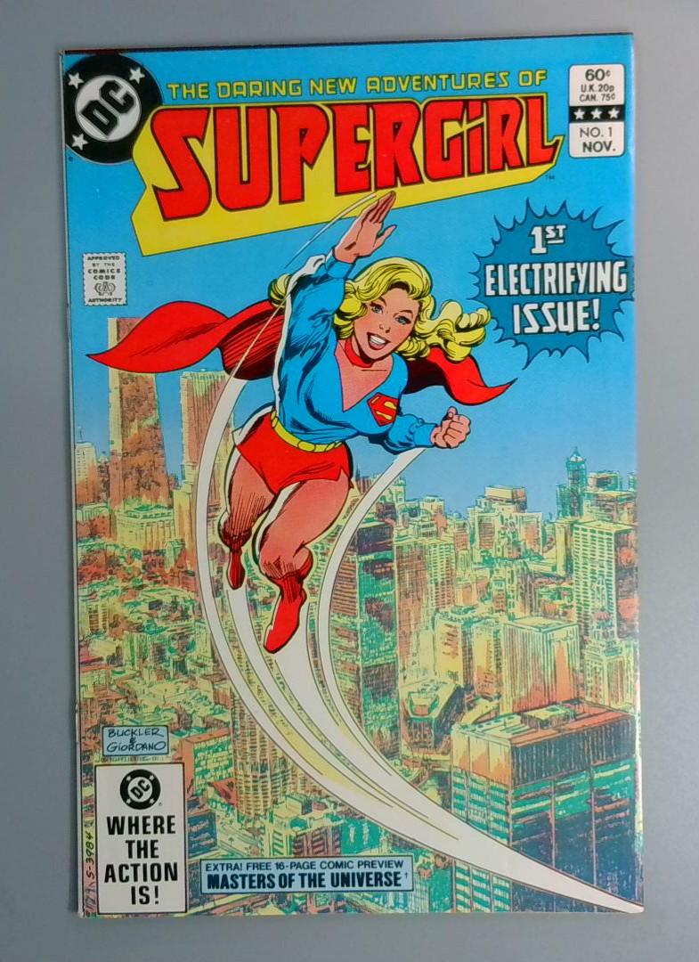 Supergirl #1 Fold on Back Cover DC Comics, Nov 1982 JR1