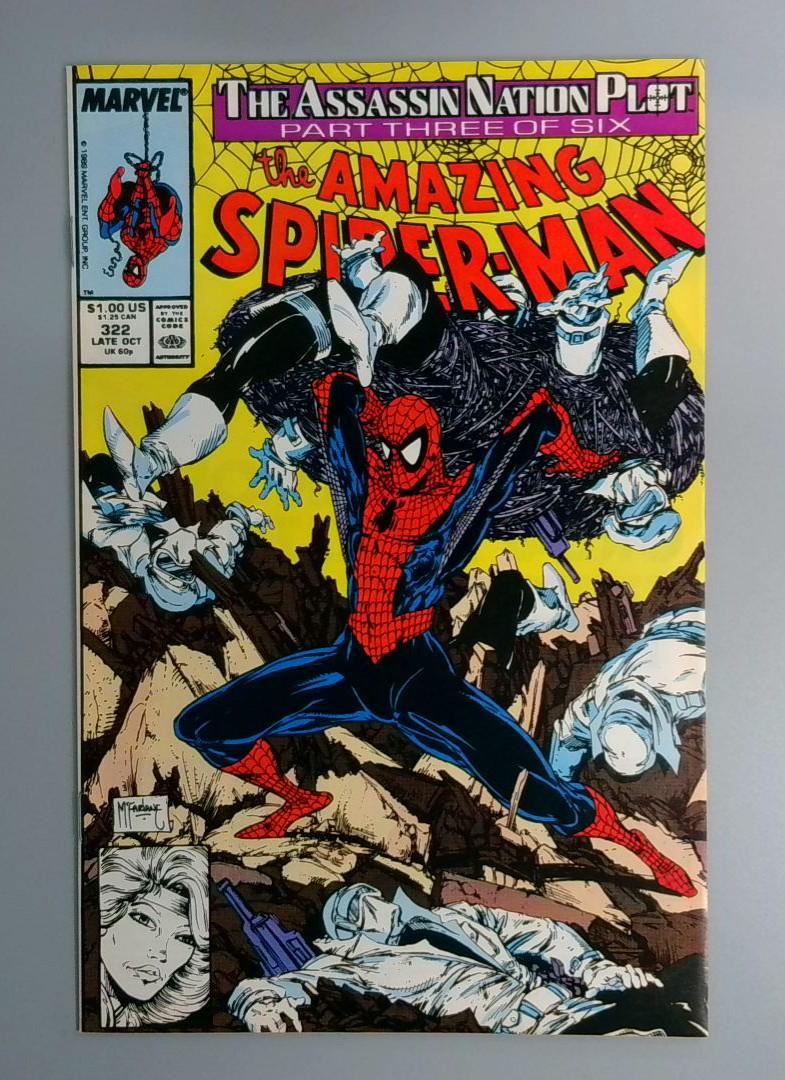 Amazing Spider-Man #322, VF/NM McFarlane Marvel, 1989 JR1