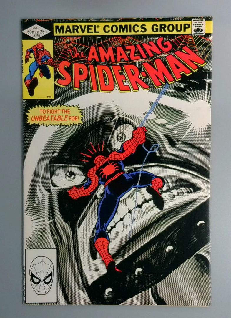 Amazing Spider-Man #230, VF+ Juggernaut Marvel Comics, July 1982 JR1