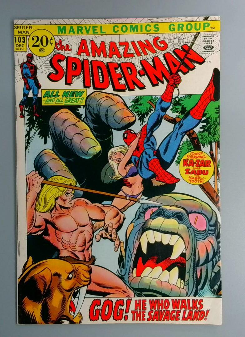 Amazing Spider-Man #103, FN Marvel Comics, 1971 JR1