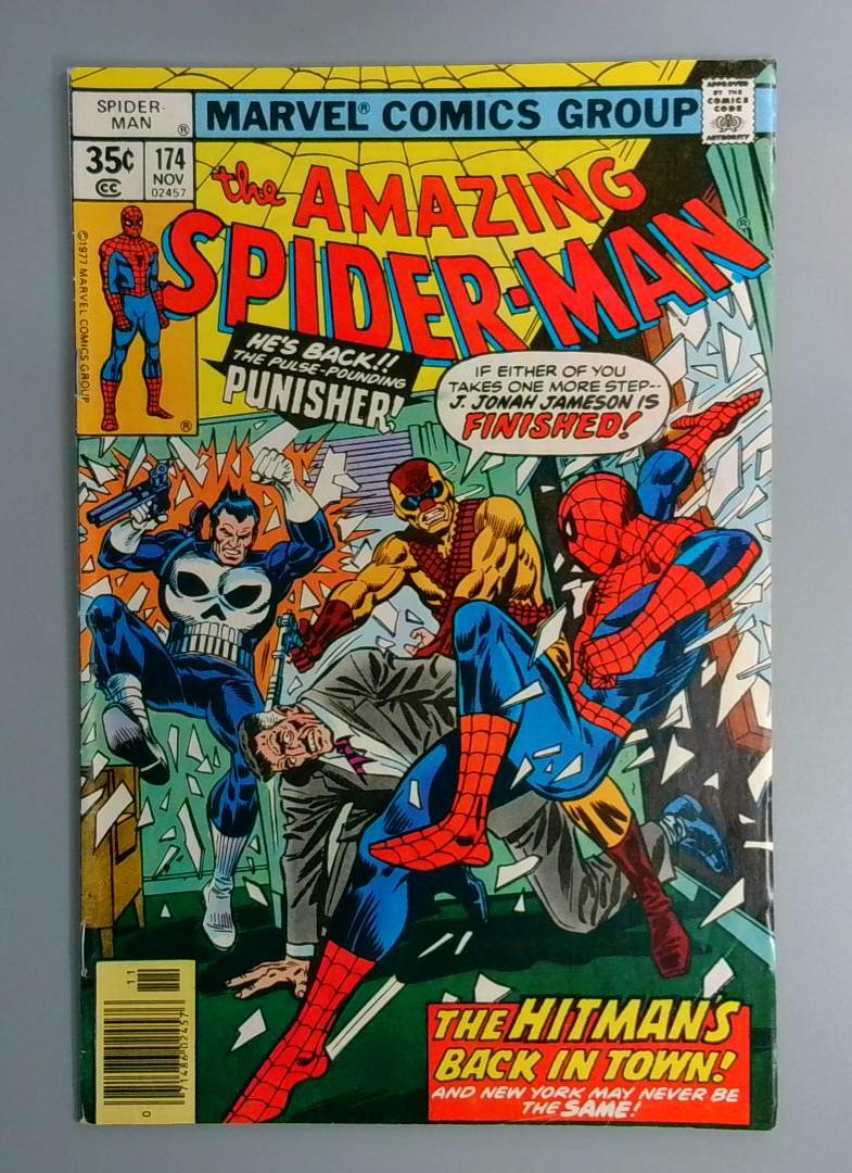 Amazing Spider-Man #174, FN The Punisher, Marvel Comics Group, 1977 JR1