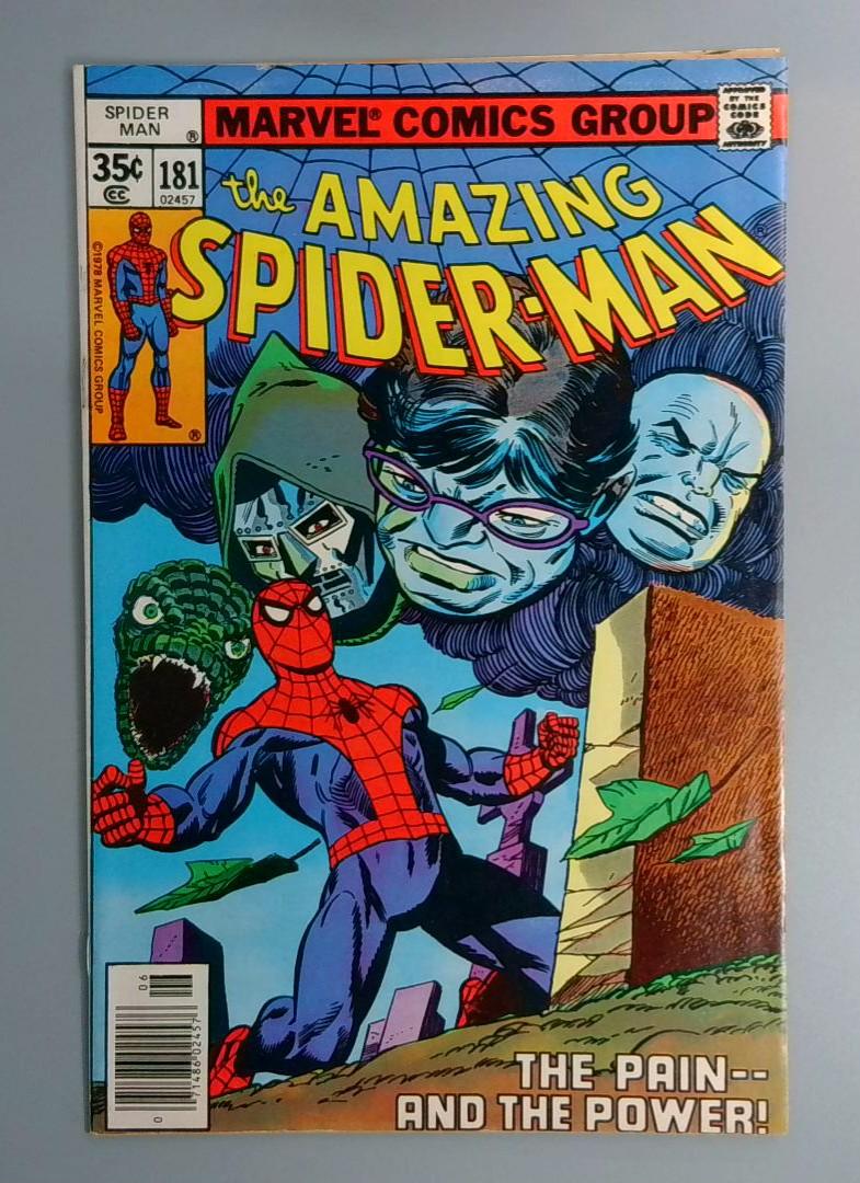 Amazing Spider-Man #181, FN Marvel Comics, 1978 JR1