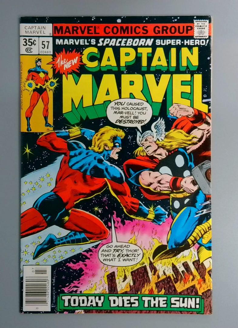 Captain Marvel #57, VF/NM Marvel Comics Group, 1978 JR1