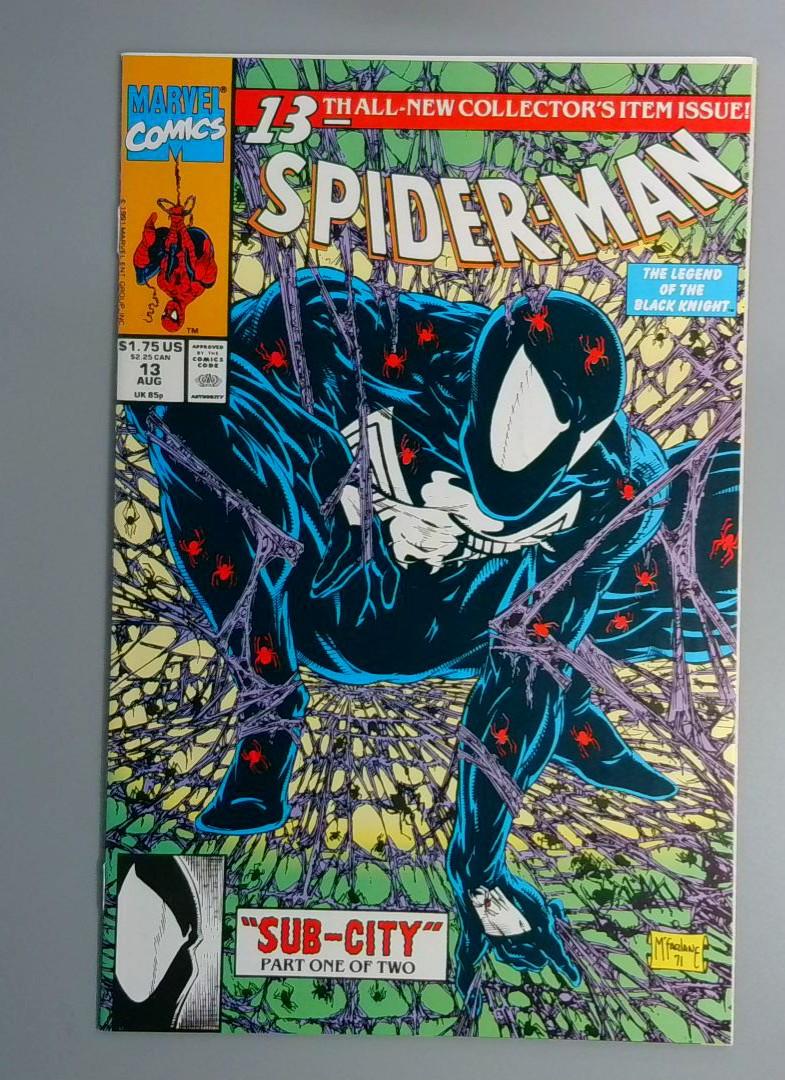 Spider-Man #13, NM Classic Cover Marvel Comics, 1991 JR1
