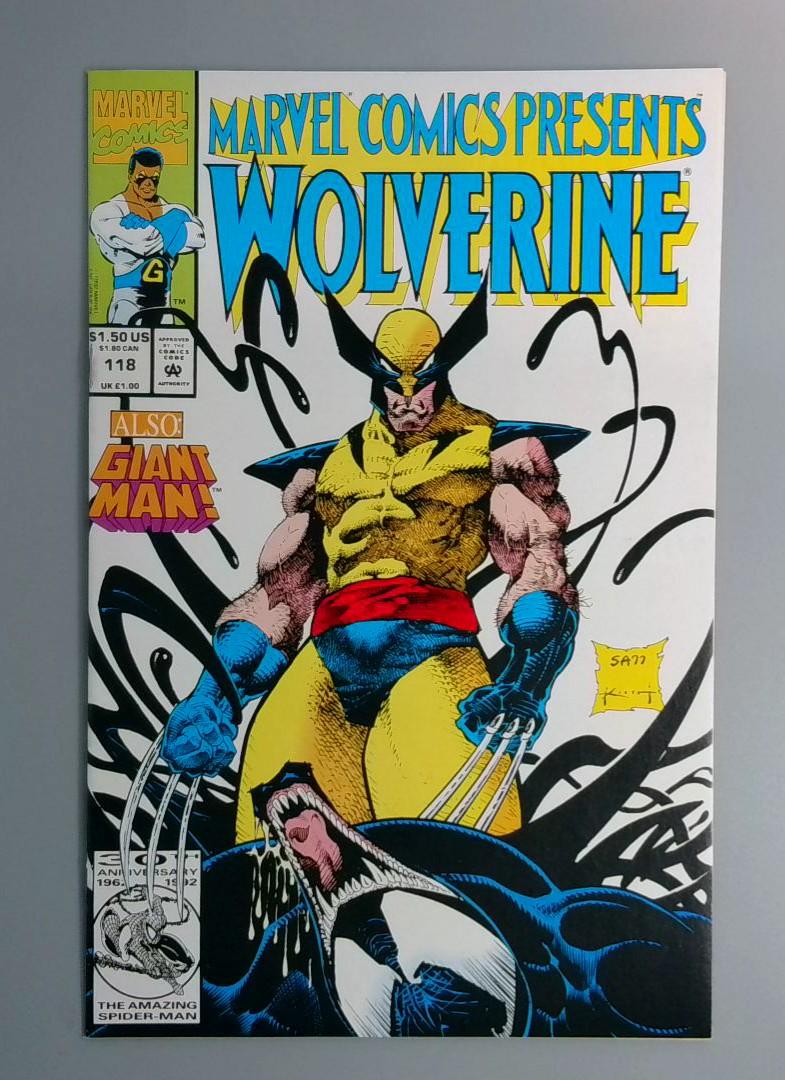 Marvel Comics Presents #118, NM Wolverine, Venom Marvel, 1992 JR1