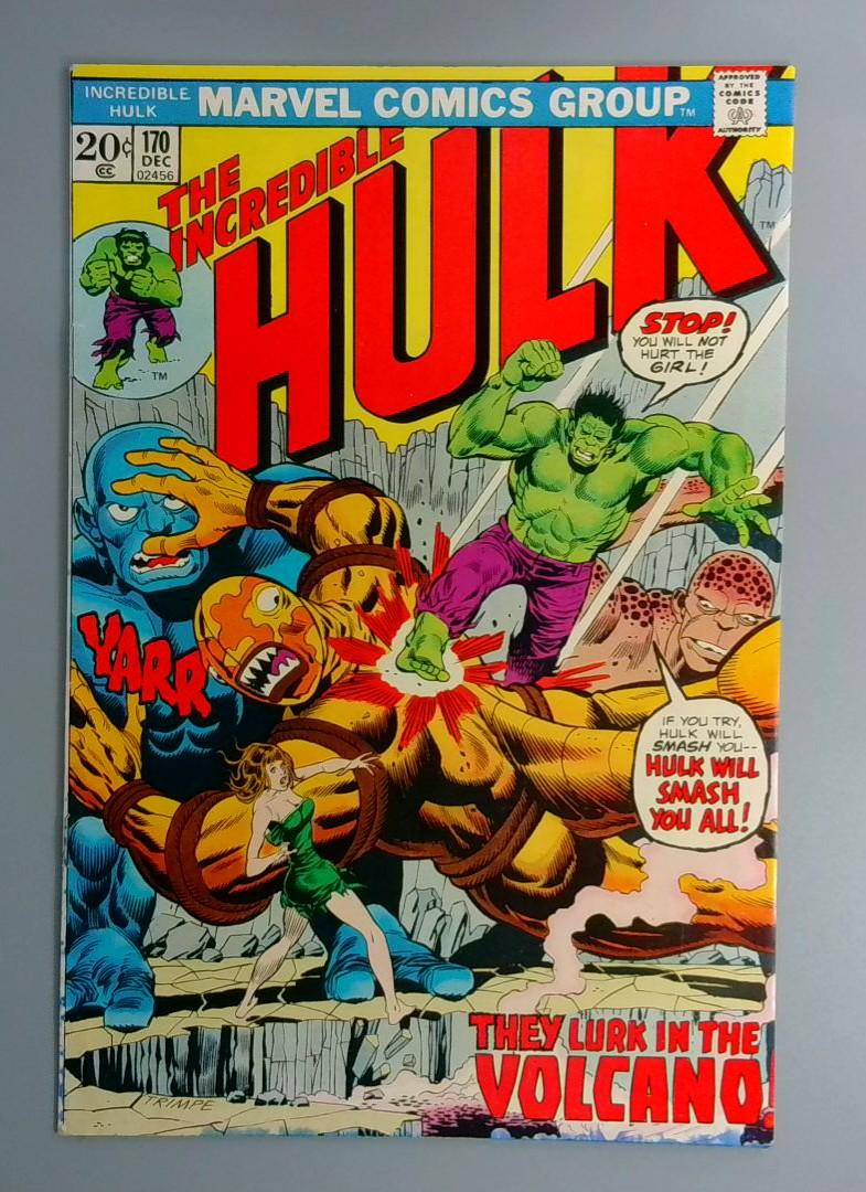 Incredible Hulk #170, VF Marvel Comics Group, 1973 JR1