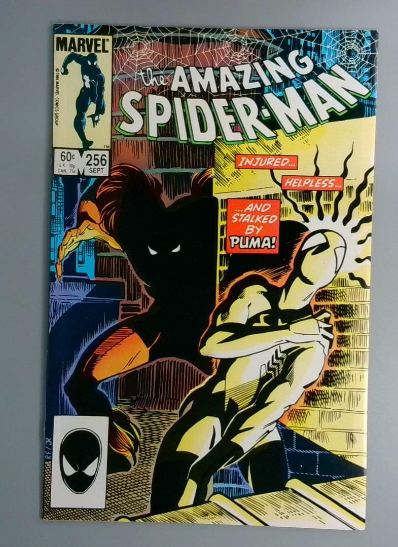Amazing Spider-Man #256, VF/NM 1st Puma Appearance, Marvel Comics, 1984 JR1