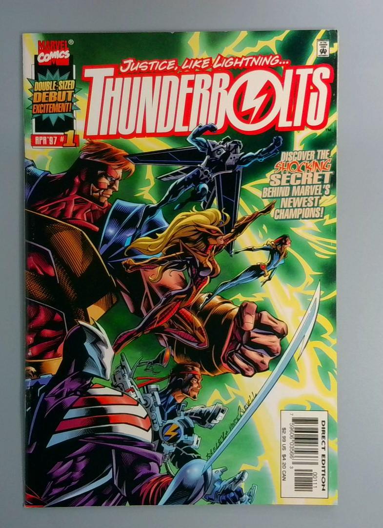 Thunderbolts #1, VF/NM Marvel Comics, 1997 JR1