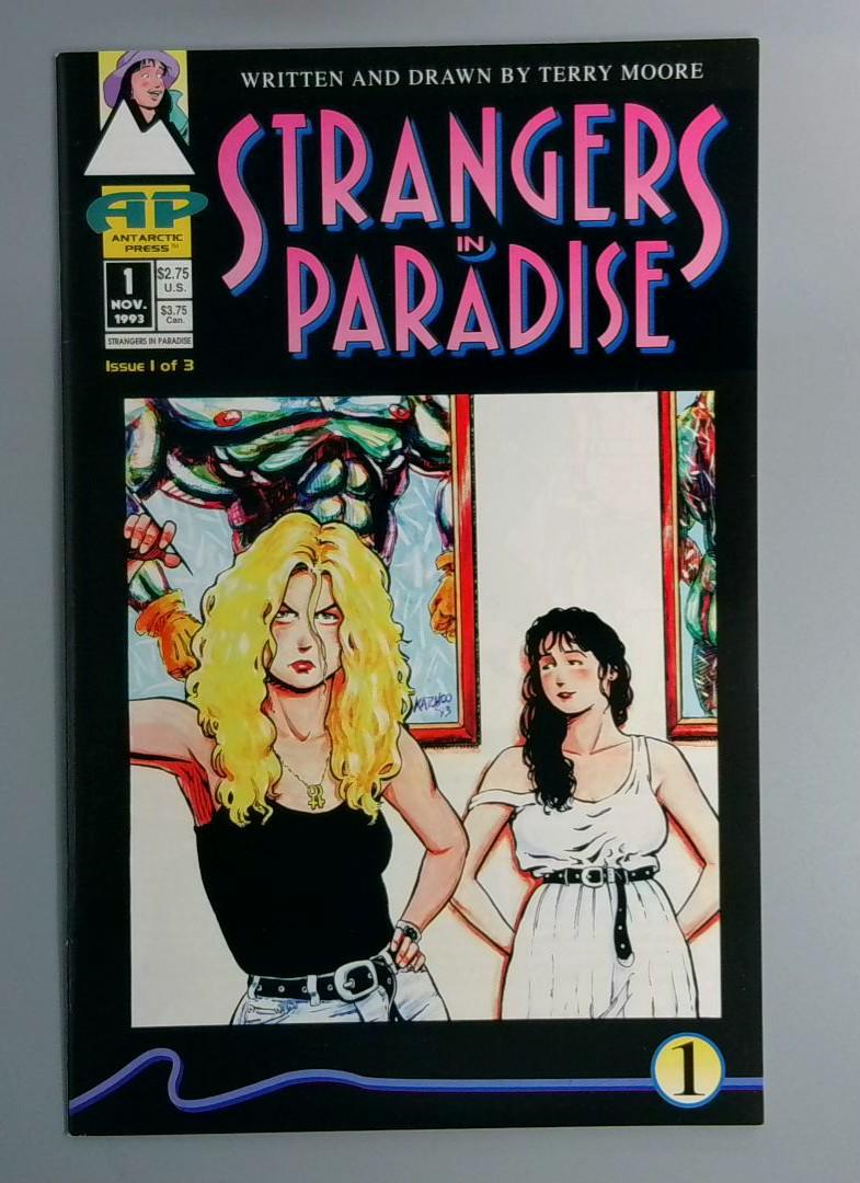Strangers in Paradise #1, 3rd Print Antarctic Press, 1993 JR1