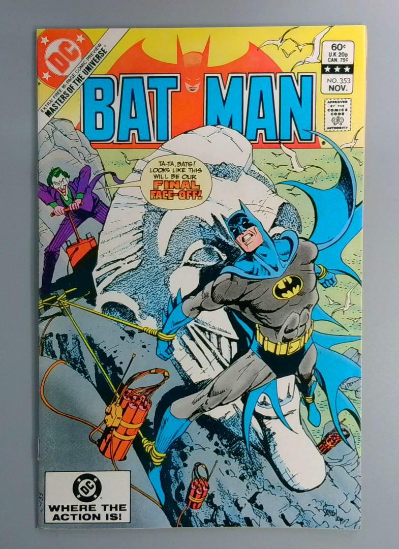 Batman #353, VF/NM Joker DC Comics, November 1982 JR1