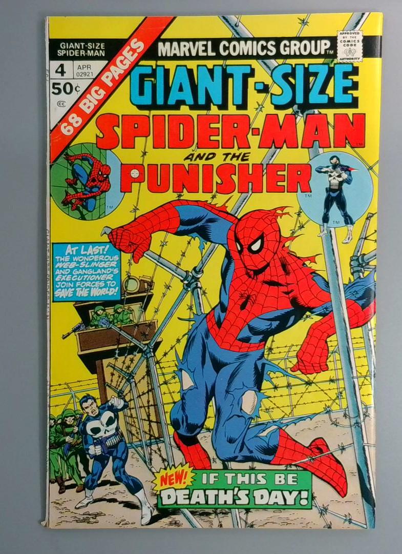 Giant-Size Spider-Man #4, VG/FN 3rd Punisher Marvel Comics, 1974 JR1