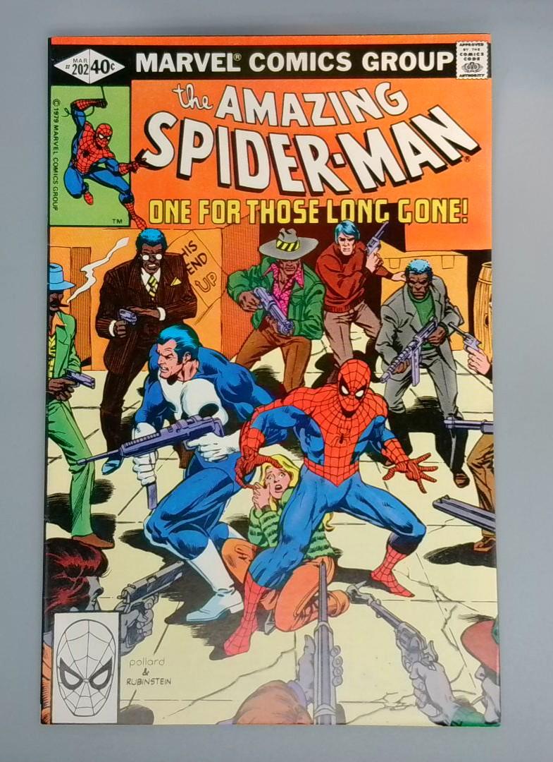 Amazing Spider-Man #202, VF/NM Punisher, Marvel Comics, 1980 JR1