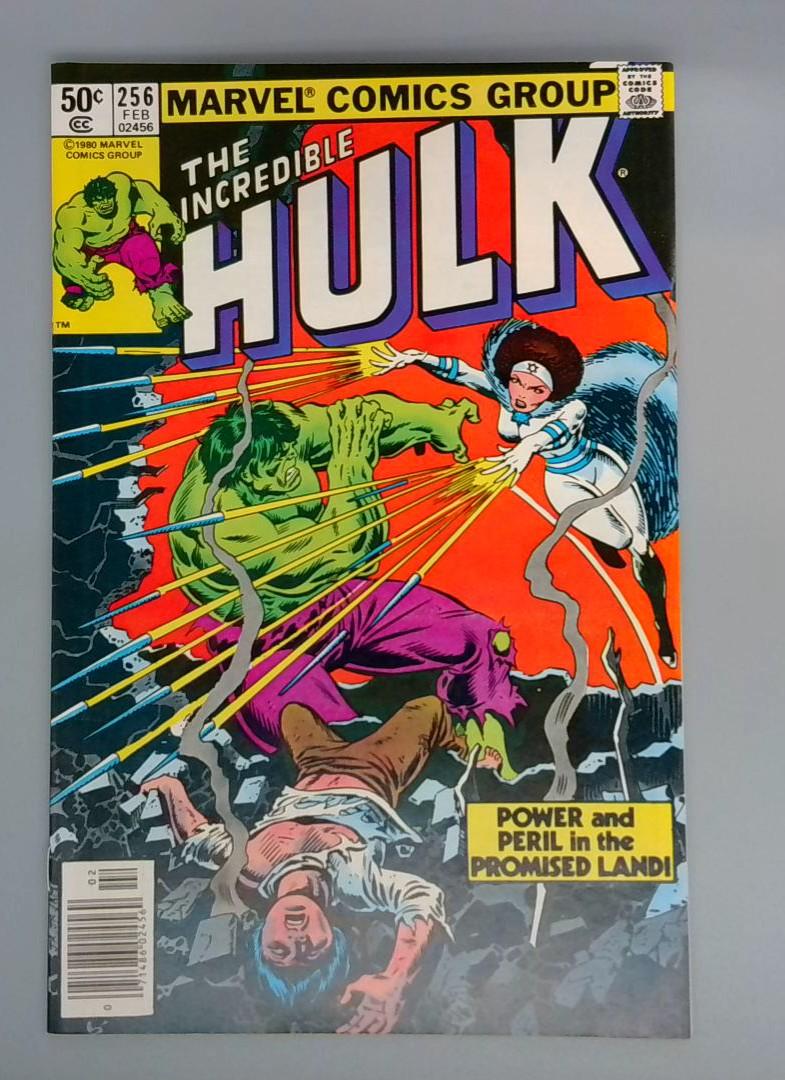 Incredible Hulk #256, NM 1st Sabra Newsstand Marvel Comics, 1981 JR1