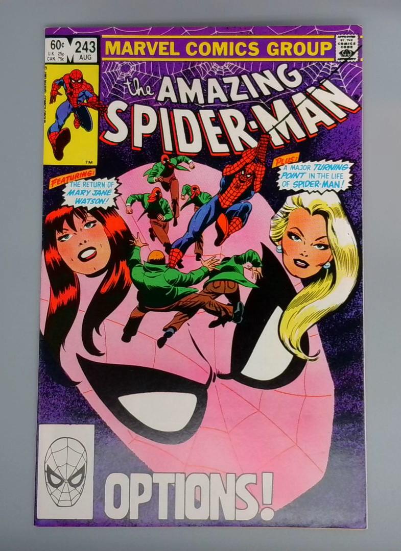 Amazing Spider-Man #243,NM- Mary Jane Returns Marvel Comics, 1983 JR1