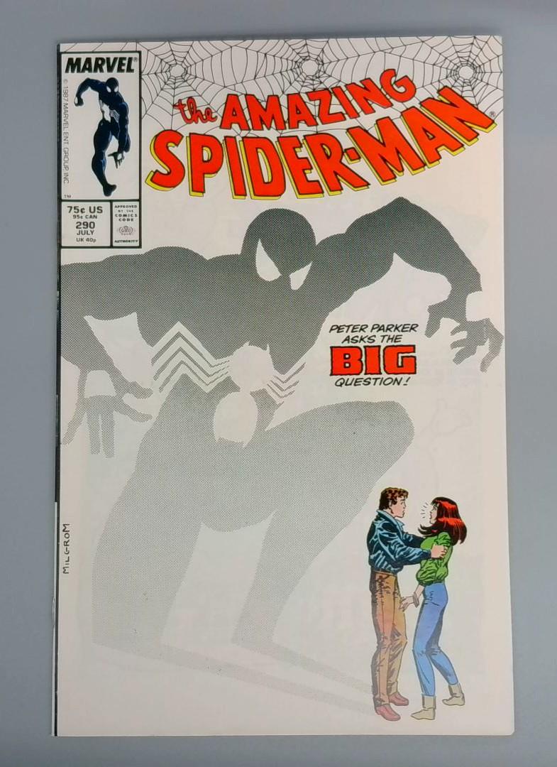 Amazing Spider-Man #290,NM- Peter proposes Marvel Comics, 1987 JR1