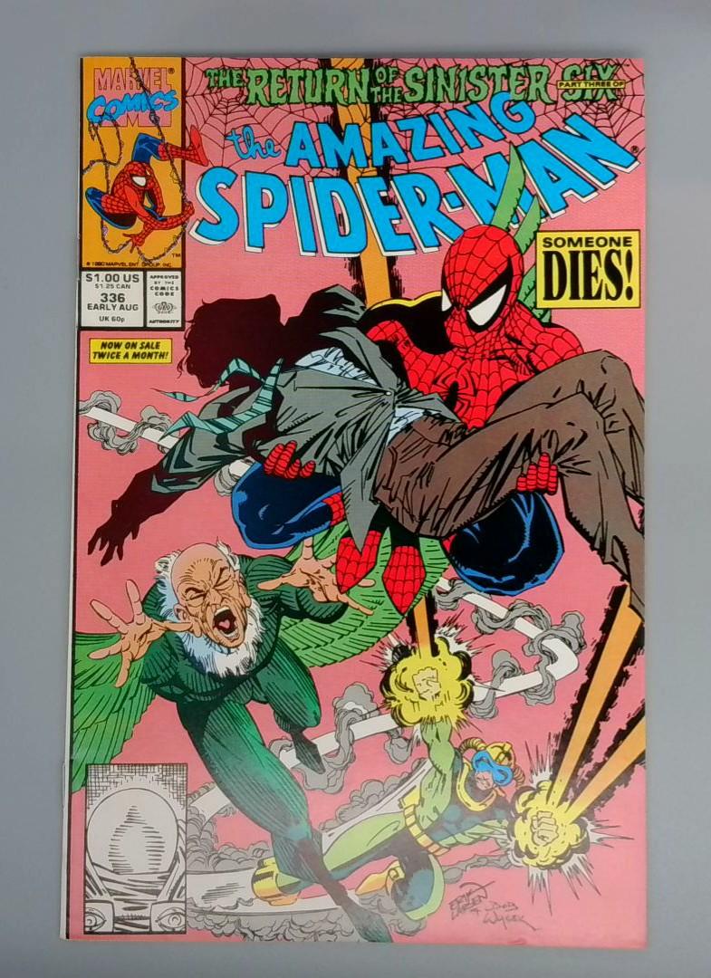 Amazing Spider-Man #336, NM- Return of the Sinister, Marvel Comics, 1990 JR1