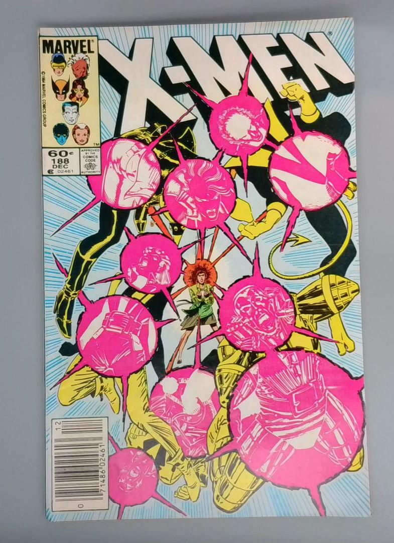 Uncanny X-Men #188, Newsstand, Marvel Comics, 1984